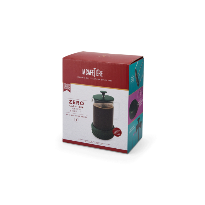 La Cafetière Zero 8 Kop. Stempelkande Grøn