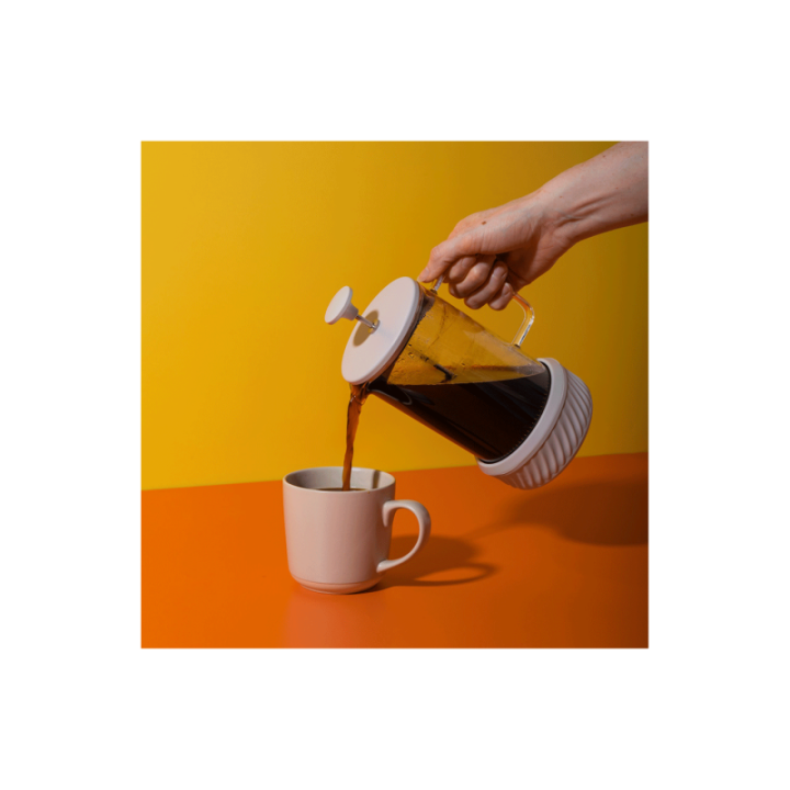 La Cafetière Zero 3 Kop. Stempelkande Latte