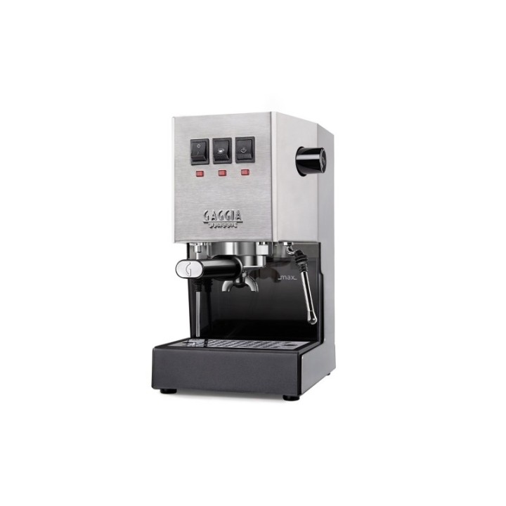 Gaggia Classic E24 Stål Espressomaskine Inkl. Gaggia MDF 55 Chrome Espressokværn
