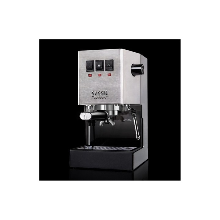 Gaggia Classic E24 Stål Espressomaskine Inkl. Gaggia MDF 55 Chrome Espressokværn