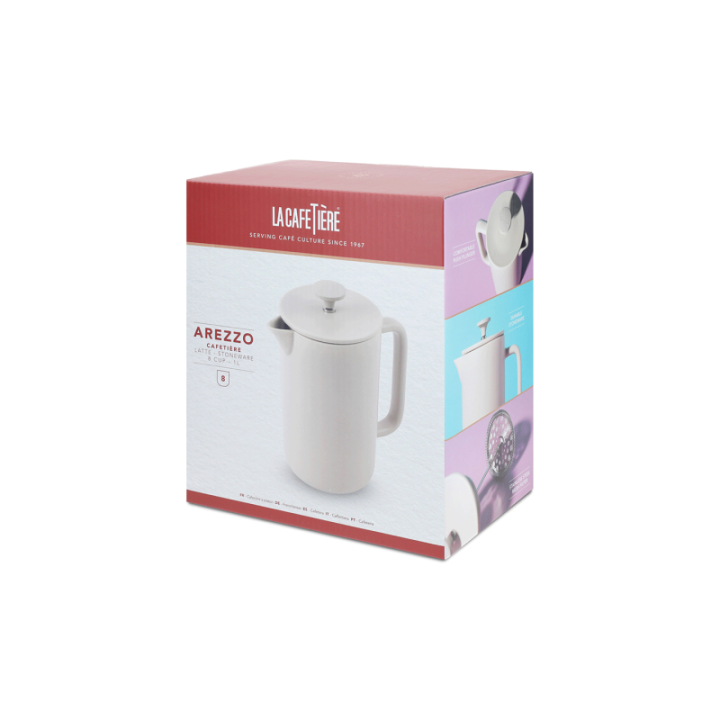 La Cafetière Arezzo 8 Kop. Stempelkande Latte