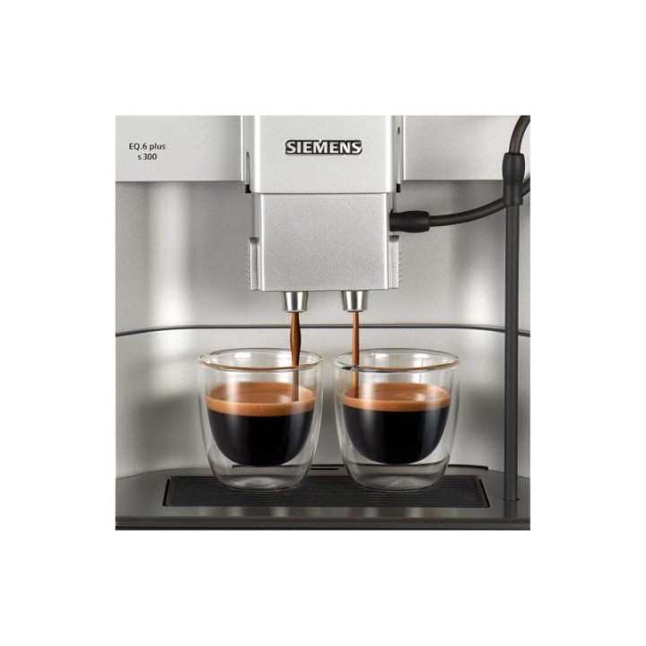 Siemens TE653M11RW EQ6 Plus s300 Espressomaskine Inkl. Mælkebeholder & 2 kg Rigtig Kaffe Hele kaffebønner