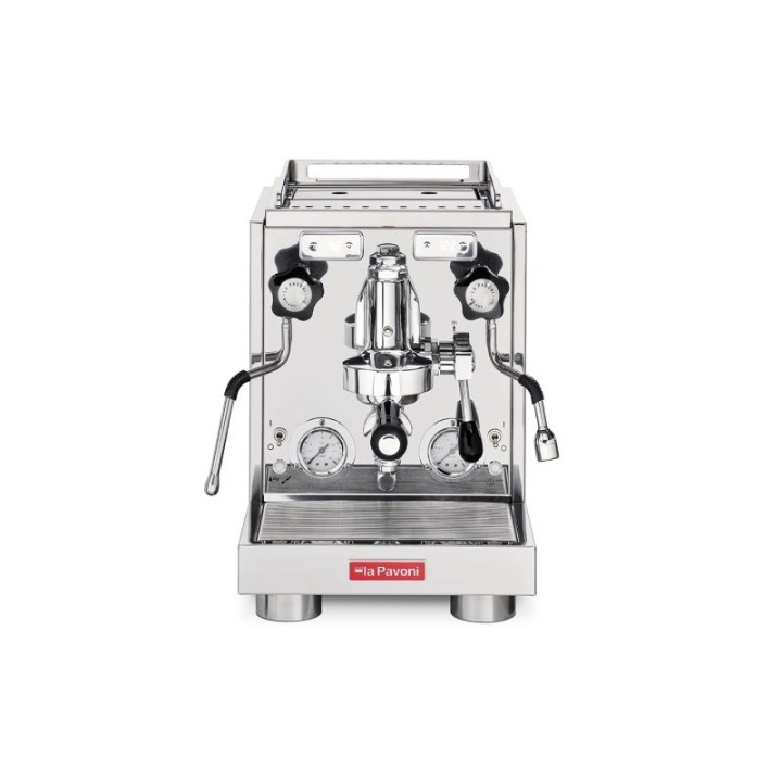 La Pavoni New Botticelli Evolution LPSBVS03EU Espressomaskine Inkl. Portafilter Double Spout & Greb Valnød