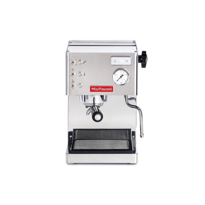 La Pavoni Casa Bar PID Stål LPMCBS02EU Espressomaskine Inkl. Prosumer LPGGRI01EU Espressokværn & Baristaudstyr