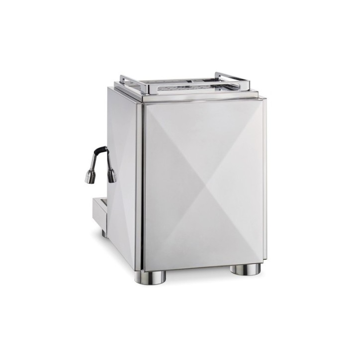 La Pavoni New Botticelli Evolution LPSBVS03EU Espressomaskine Inkl. Prosumer LPGGRI01EU Espressokværn, Portafilter & Greb Valnød