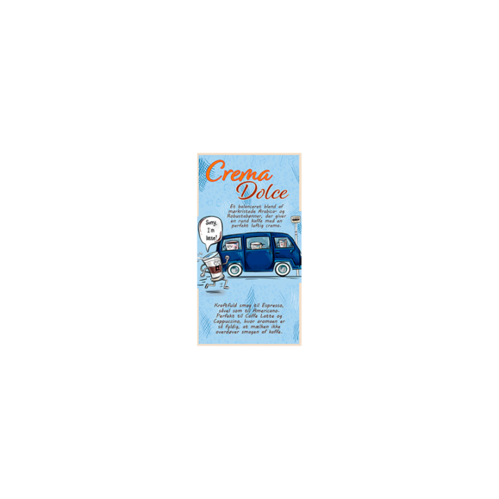 Rigtig Kaffe Dolce Crema 1kg Hele kaffebønner