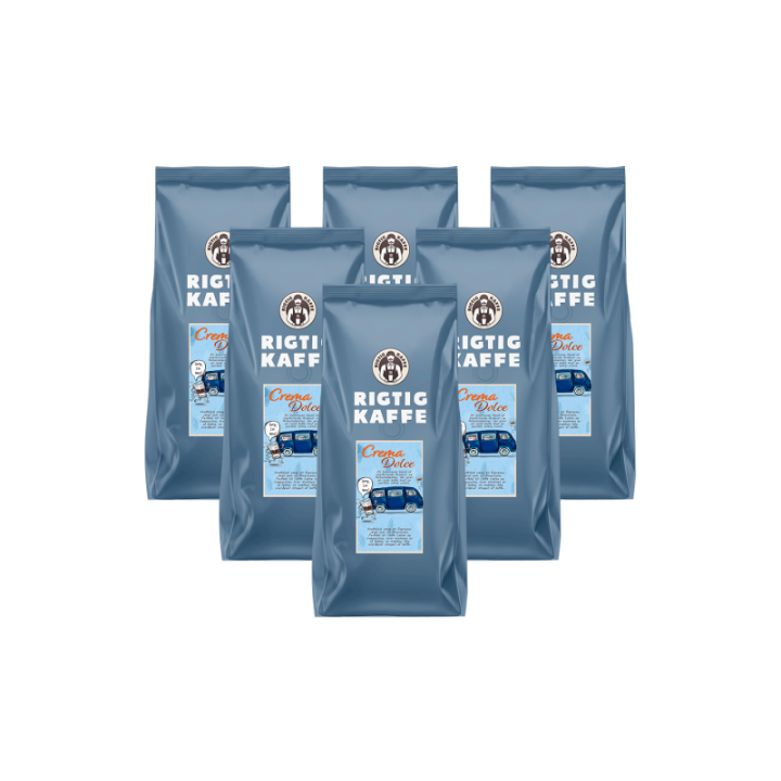Rigtig Kaffe Dolce Crema 6kg Hele kaffebønner