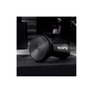 IKAPE V3 Kalibreret Tamper med Fjeder, Riller & Titaniumsbelægning 53,3 mm Sort