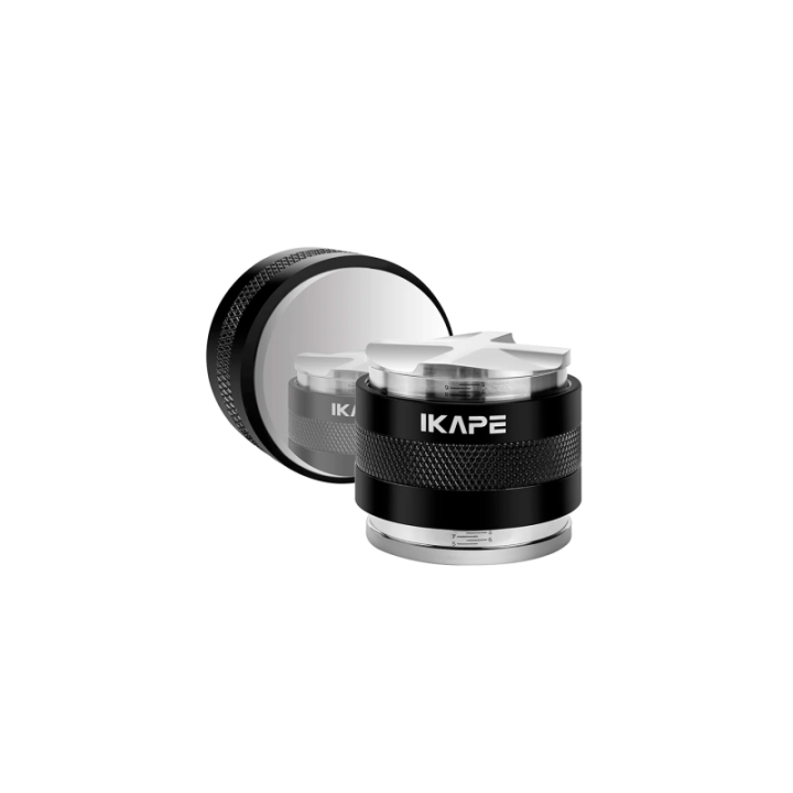 IKAPE 2 i 1 Tamper & Leveling Tool 58 mm Sort