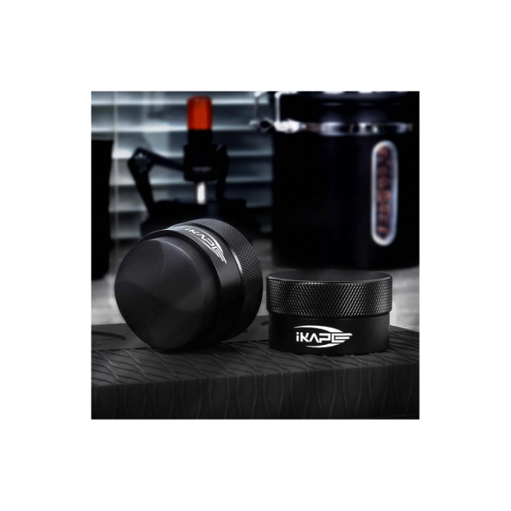 IKAPE Coffee Gravity Leveling Tool V1 Titanium 58 mm Sort