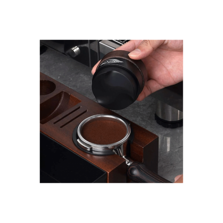 IKAPE Coffee Gravity Leveling Tool V1 Titanium 58 mm Valnød