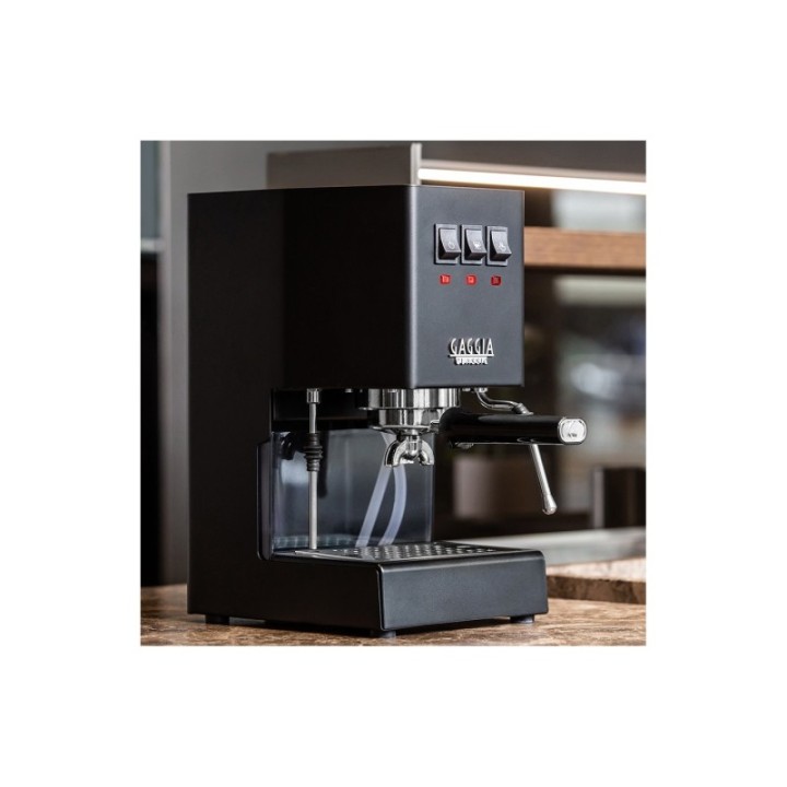 Gaggia Classic E24 Sort Espressomaskine Inkl. Eureka Mignon Zero 55s Mat Sort Espressokværn
