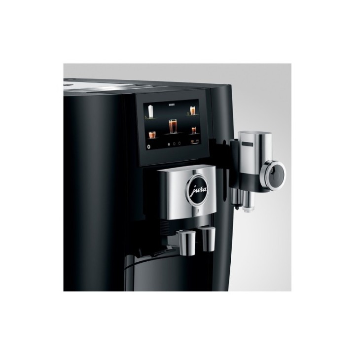 Jura J8 (EA) Piano Black Espressomaskine Inkl. Startpakke, Plejepakke, Filtre, Mælkebeholder & 1kg Dolce Crema