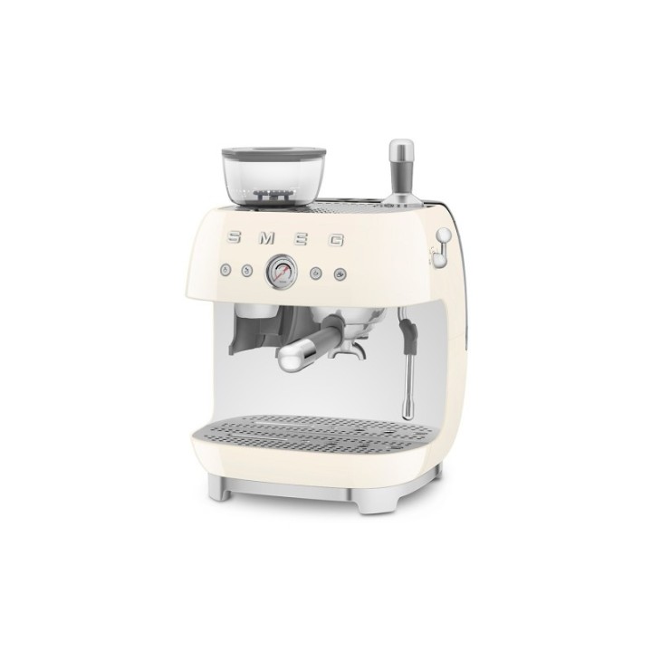 Smeg EGF03CREU Manuel espressomaskine Inkl. Kværn Creme & Rigtig Kaffe Bestseller Mixpakke 3kg Hele kaffebønner