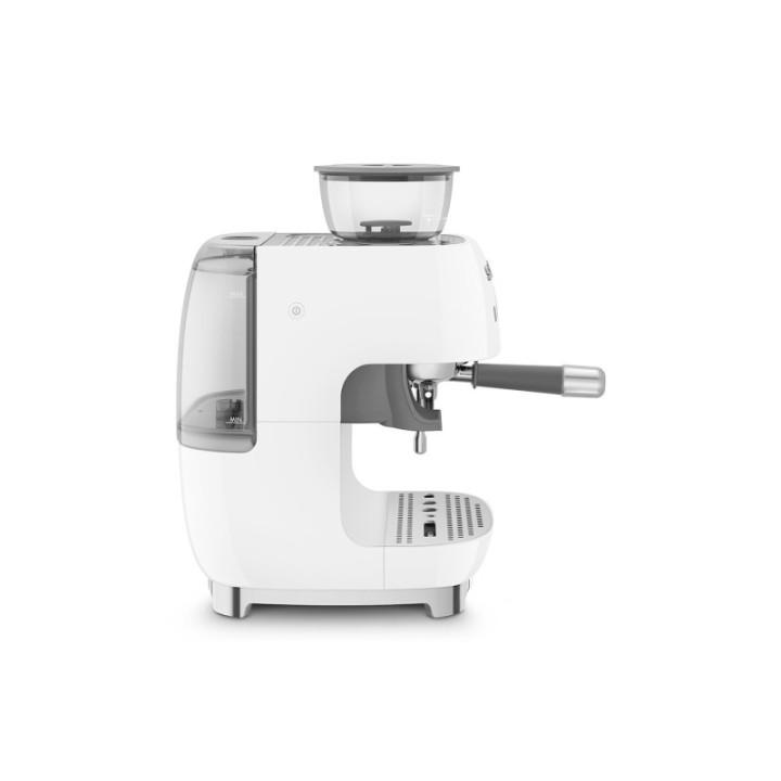 Smeg EGF03WHEU Manual espresso machine Incl. grinder White