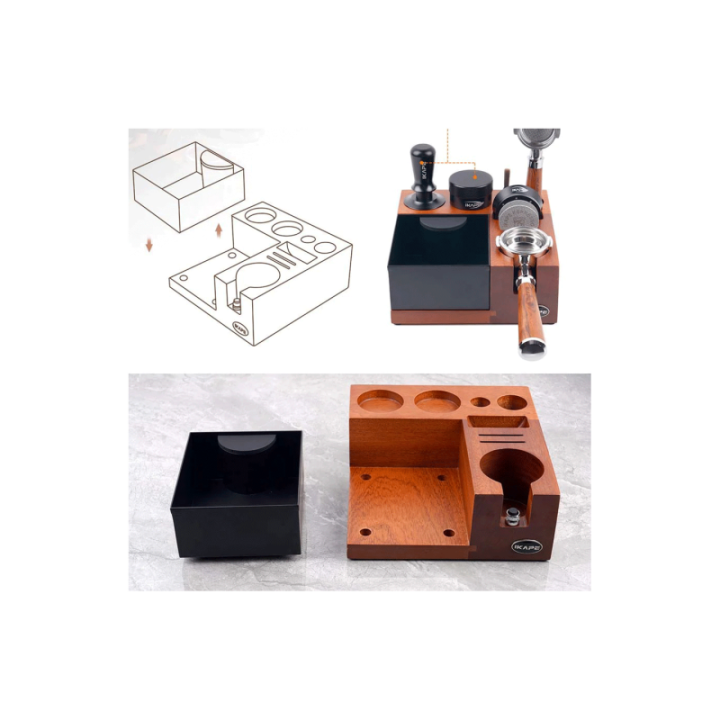 IKAPE V5 Knockbox m. Tamper Station Træ