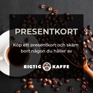 Gavekort til Rigtig Kaffe