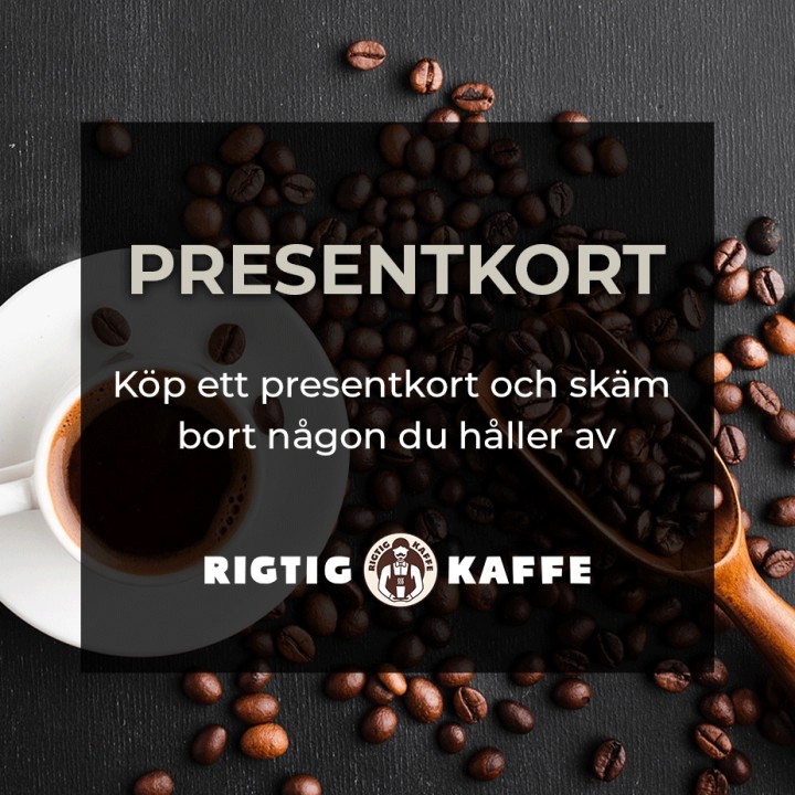 Gavekort til Rigtig Kaffe