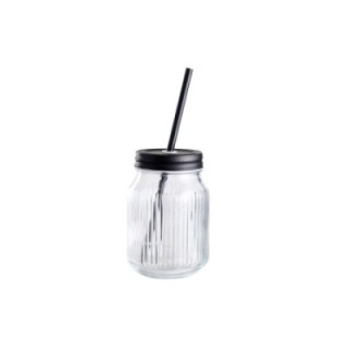 DAY Useful Everyday Drinking glass with straw 45 cl