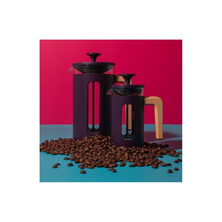 La Cafetière Pisa 8 Kop. Stempelkande Lilla Inkl. House of Barista Elektrisk Kaffemølle & 400g Rigtig Kaffe