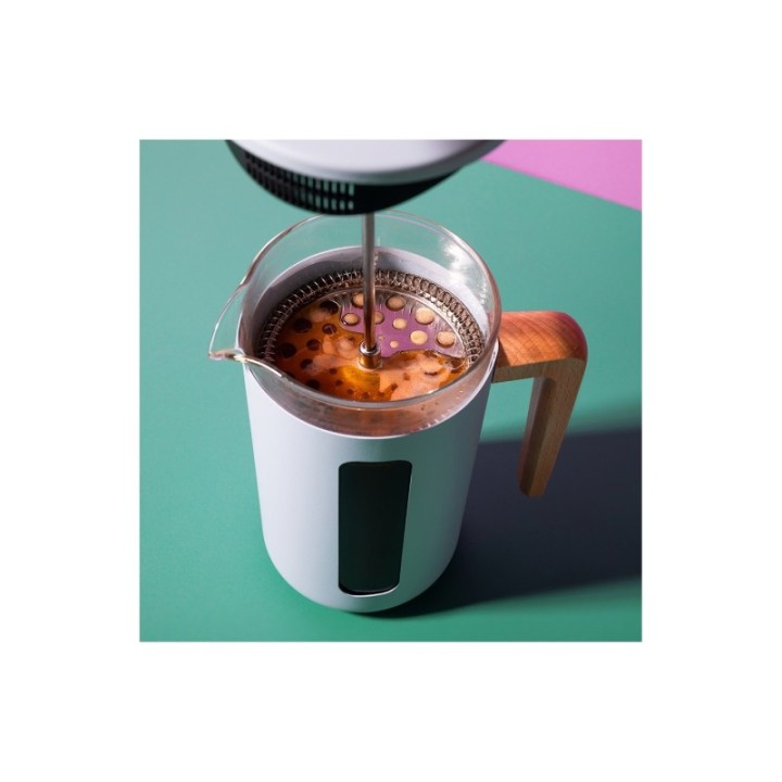 La Cafetière Pisa 8 Kop. Stempelkande Himmelblå Inkl. Fløjtekedel 1,6 L Himmelblå & Krus 35 cl 2 Stk Himmelblå