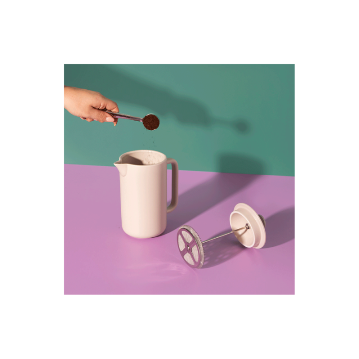 La Cafetière Arezzo 8 Kop. Stempelkande Latte Inkl. Krus 35 cl 2 Stk Latte