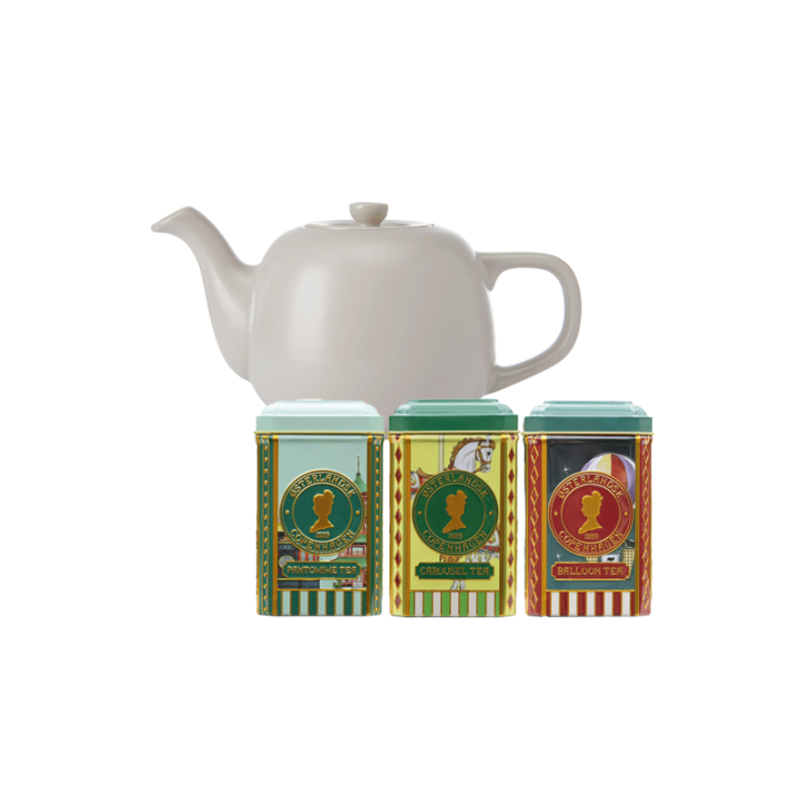 La Cafetière 0,6 L Tebrygger Latte Inkl. Østerlandsk Thehus Pyramidetebreve 36 stk