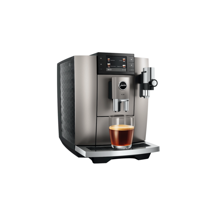 Jura E8 (ED) Midnight Silver Espressomaskine Inkl. Startpakke (DK sprog)