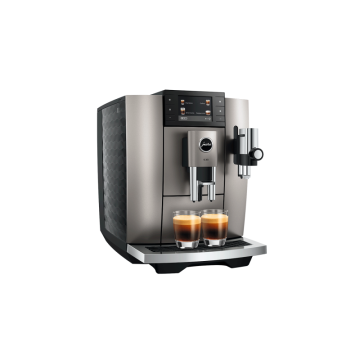 Jura E8 (ED) Midnight Silver Espressomaskine Inkl. Startpakke (DK sprog)