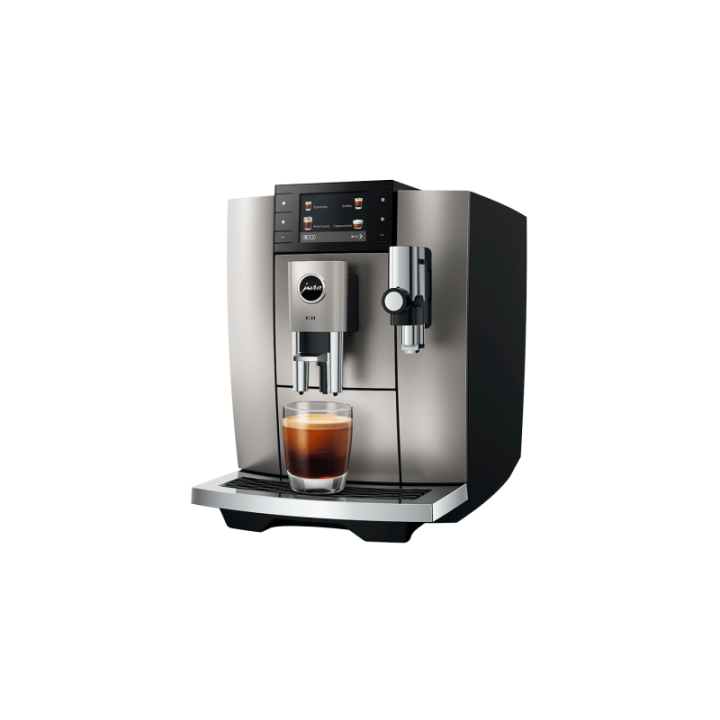 Jura E8 (ED) Midnight Silver Espressomaskine Inkl. Startpakke (DK sprog)