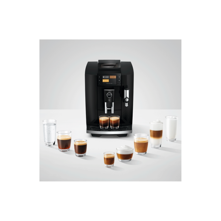 Jura E8 (ED) Cosmic Black Espressomaskine Inkl. Startpakke (DK sprog)